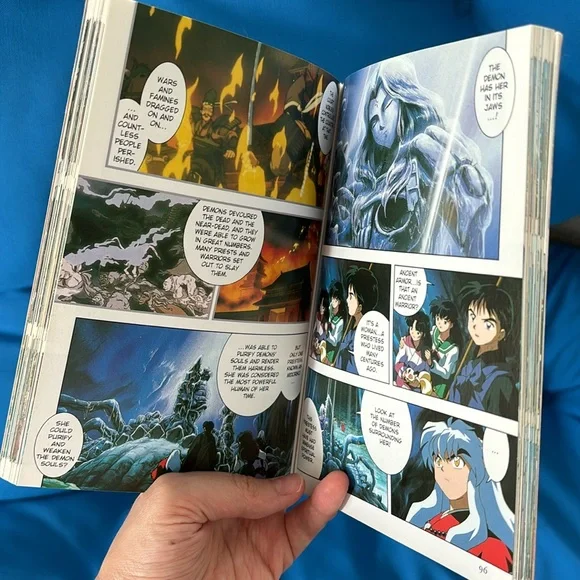 Inuyasha Comic Volume 9 Created By Rumiko Takahashi Ani -Manga Color Comic - Picture 7 of 7
